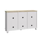 Buffet bahut de cuisine de style vintage de 55 po avec tiroirs - 55 po de largeur