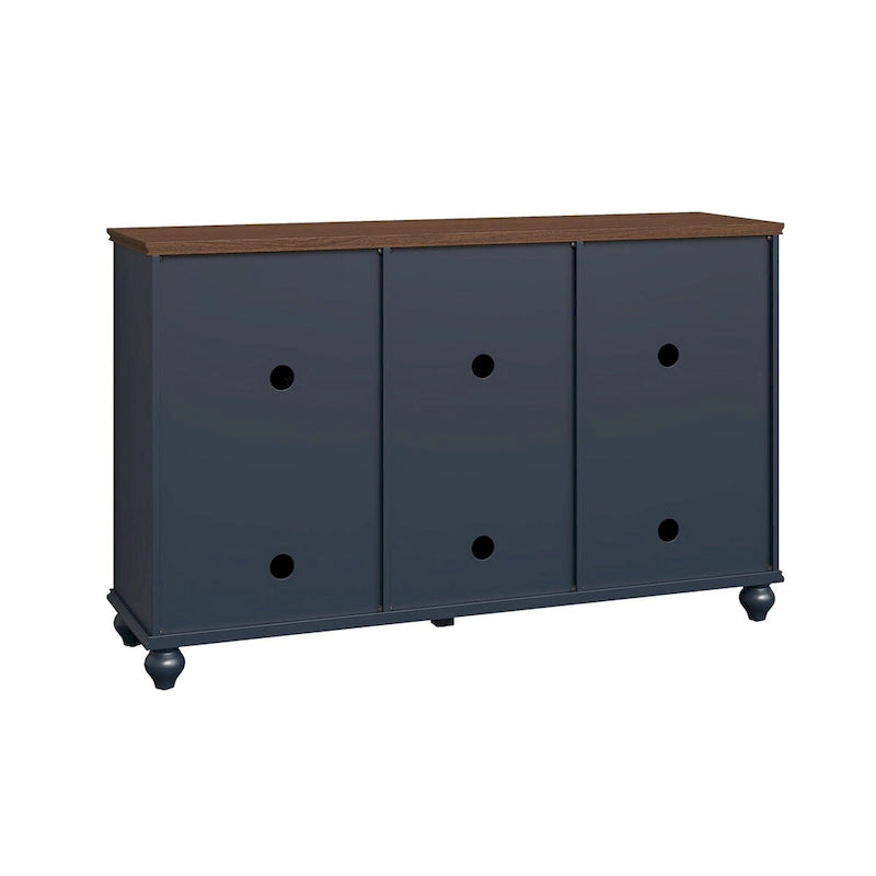 Buffet bahut de cuisine de style vintage de 55 po avec tiroirs - 55 po de largeur