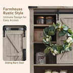 Meuble de rangement de style ferme au-dessus des toilettes, armoire au-dessus des toilettes