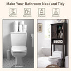 Meuble de rangement de style ferme au-dessus des toilettes, armoire au-dessus des toilettes