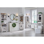 Meuble de rangement de style ferme au-dessus des toilettes, armoire au-dessus des toilettes