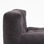 Fauteuil poire Oaks Aura moelleux, canapé paresseux super doux avec mousse à mémoire de forme et ottoman, fauteuil poire d'intérieur moderne