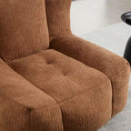 Fauteuil poire Oaks Aura moelleux, canapé paresseux super doux avec mousse à mémoire de forme et ottoman, fauteuil poire d'intérieur moderne