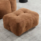 Fauteuil poire Oaks Aura moelleux, canapé paresseux super doux avec mousse à mémoire de forme et ottoman, fauteuil poire d'intérieur moderne