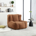 Fauteuil poire Oaks Aura moelleux, canapé paresseux super doux avec mousse à mémoire de forme et ottoman, fauteuil poire d'intérieur moderne
