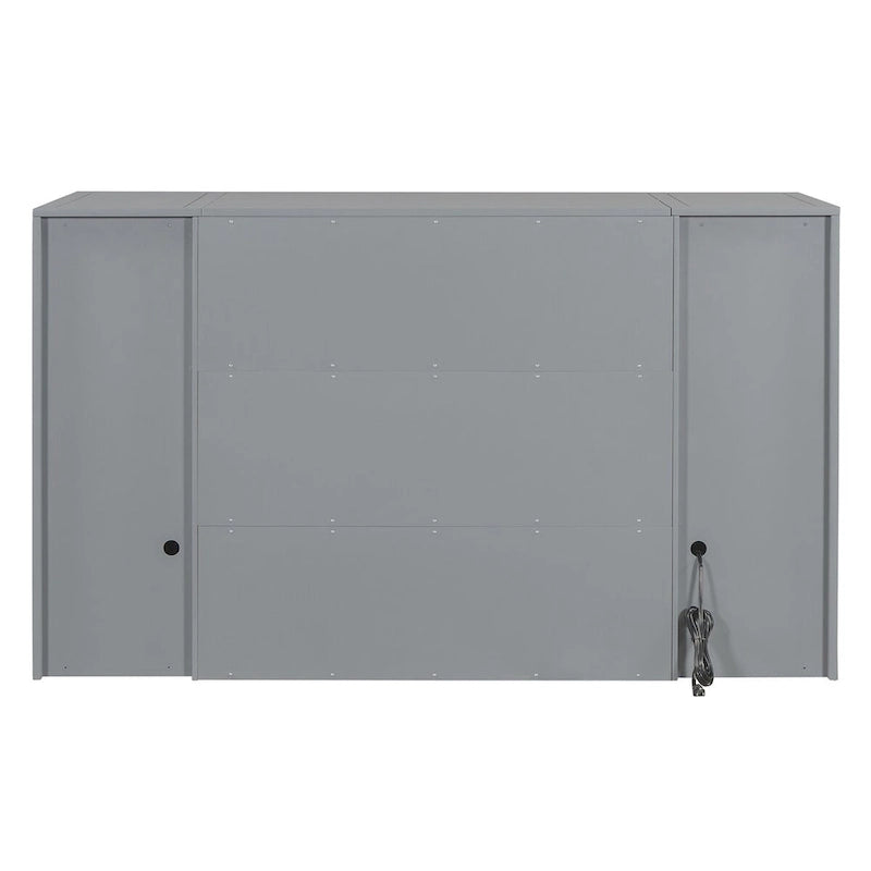 Lit escamotable grand format avec tiroirs