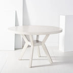 Table à manger ronde en bois Orestilla SAFAVIEH Couture - 48Wx48Dx30H