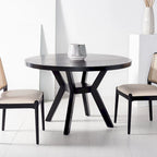 Table à manger ronde en bois Orestilla SAFAVIEH Couture - 48Wx48Dx30H