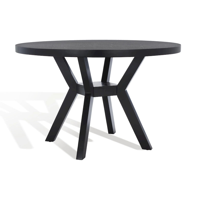 Table à manger ronde en bois Orestilla SAFAVIEH Couture - 48Wx48Dx30H