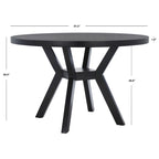 Table à manger ronde en bois Orestilla SAFAVIEH Couture - 48Wx48Dx30H