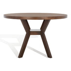 Table à manger ronde en bois Orestilla SAFAVIEH Couture - 48Wx48Dx30H