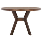 Table à manger ronde en bois Orestilla SAFAVIEH Couture - 48Wx48Dx30H
