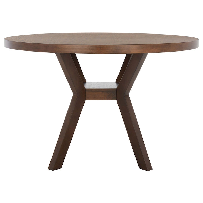 Table à manger ronde en bois Orestilla SAFAVIEH Couture - 48Wx48Dx30H
