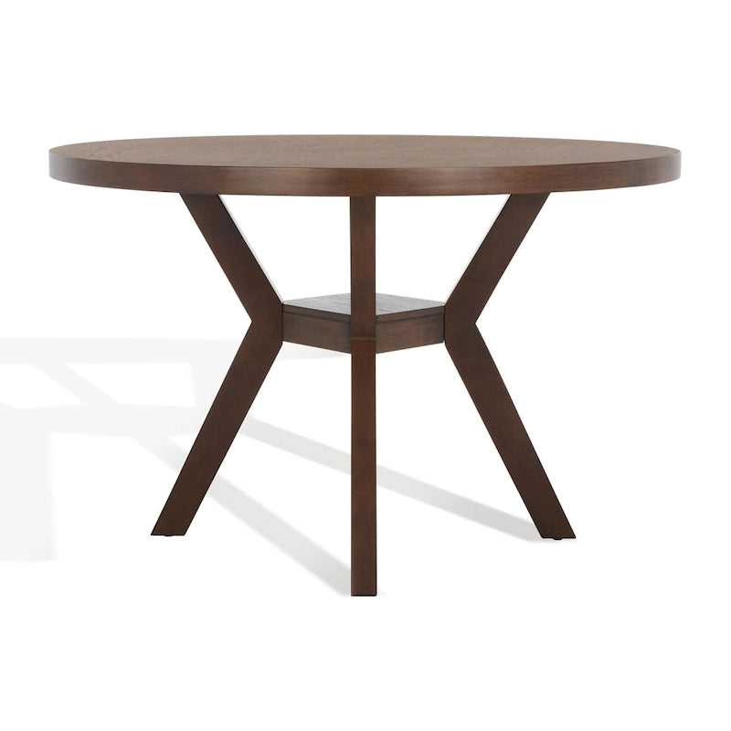Table à manger ronde en bois Orestilla SAFAVIEH Couture - 48Wx48Dx30H