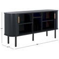 Buffet/Meuble TV Tealla 2 portes tambour SAFAVIEH Home. - 63Lx18Px32H