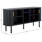 Buffet/Meuble TV Tealla 2 portes tambour SAFAVIEH Home. - 63Lx18Px32H