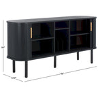 Buffet/Meuble TV Tealla 2 portes tambour SAFAVIEH Home. - 63Lx18Px32H
