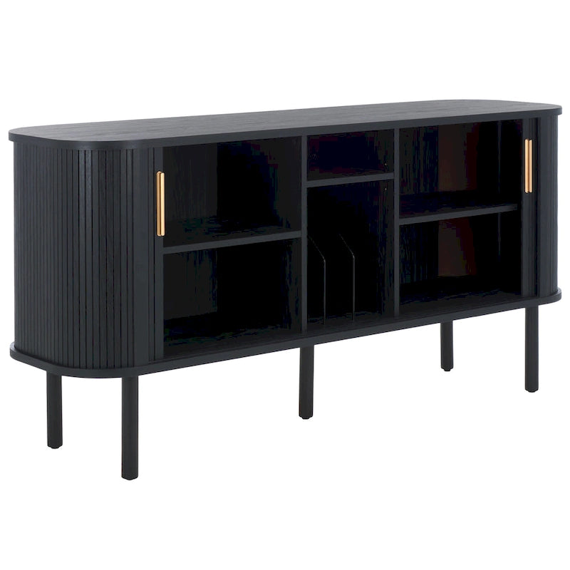Buffet/Meuble TV Tealla 2 portes tambour SAFAVIEH Home. - 63Lx18Px32H