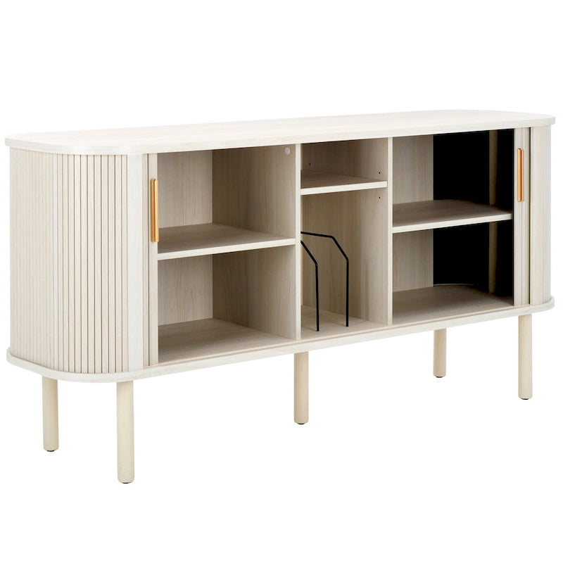 Buffet/Meuble TV Tealla 2 portes tambour SAFAVIEH Home. - 63Lx18Px32H