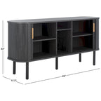 Buffet/Meuble TV Tealla 2 portes tambour SAFAVIEH Home. - 63Lx18Px32H
