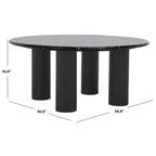 Table basse ronde en marbre Tylee SAFAVIEH Couture - 36Wx36Dx16H