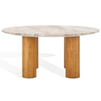 Table basse ronde en marbre Tylee SAFAVIEH Couture - 36Wx36Dx16H