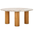 Table basse ronde en marbre Tylee SAFAVIEH Couture - 36Wx36Dx16H