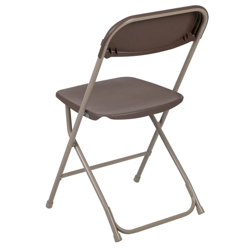 Chaise pliante en plastique - Lot de 10 - Capacité de 295 kg - Chaise événementielle