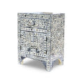 Meuble d'appoint Steve Silver Firoz avec incrustations en os