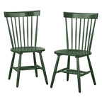 Chaises de salle à manger à barreaux en bois massif Simple Living Venice (lot de 2)