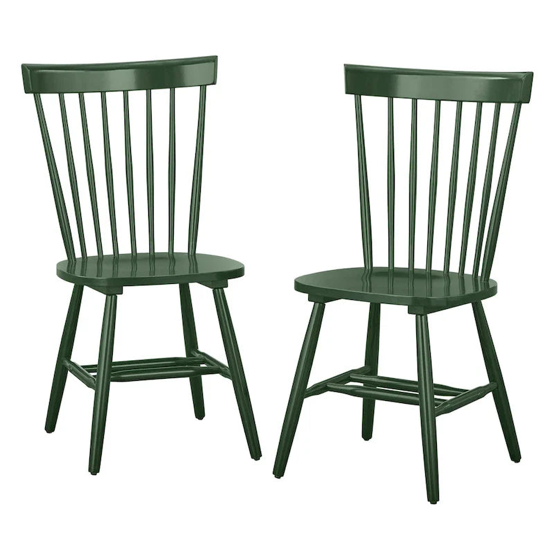 Chaises de salle à manger à barreaux en bois massif Simple Living Venice (lot de 2)