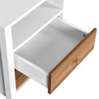 Tables de chevet lot de 2 avec station de recharge table d'appoint avec 2 tiroirs avec ports USB et prises de courant chevet de lit