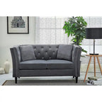 Causeuse en velours Gracewood Hollow Sukikim