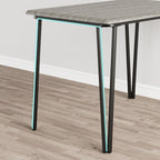 Ensemble Table et Chaises de Salle à Manger Moderne - 3 Pièces