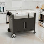 Table de préparation pour barbecue Royal Gourmet avec chariot de cuisine mobile et rangement