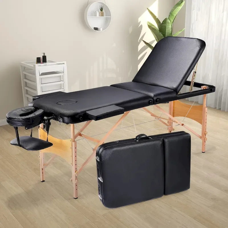 Table de massage portable de 84 pouces de long avec housse de transport