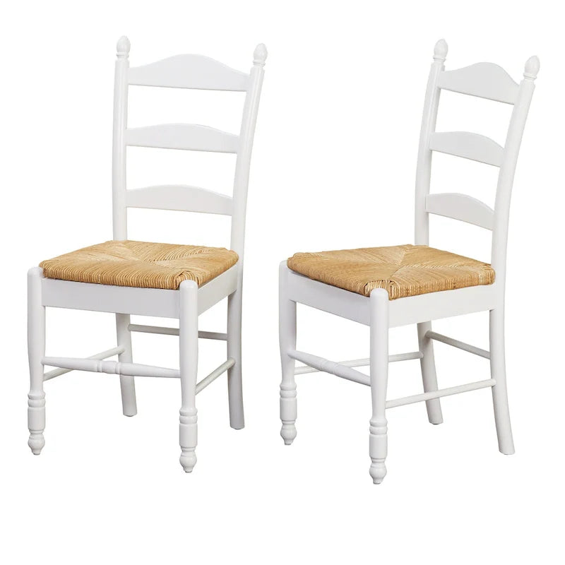 Chaise de salle à manger Simple Living Jessie à dossier échelle (Lot de 2)