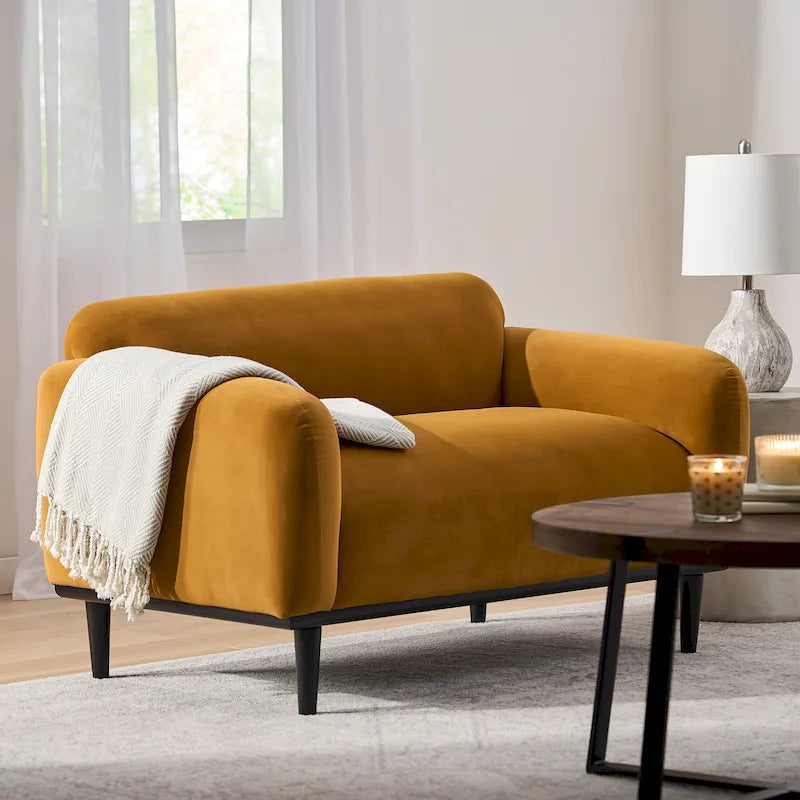 Causeuse capitonnée Chaparral par Christopher Knight Home