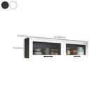 Vaisseliers de cuisine blancs en bois à fixation murale