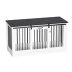 Résidence pour animaux de compagnie avec renfort en tubes de fer Cage pour chien élégante et robuste