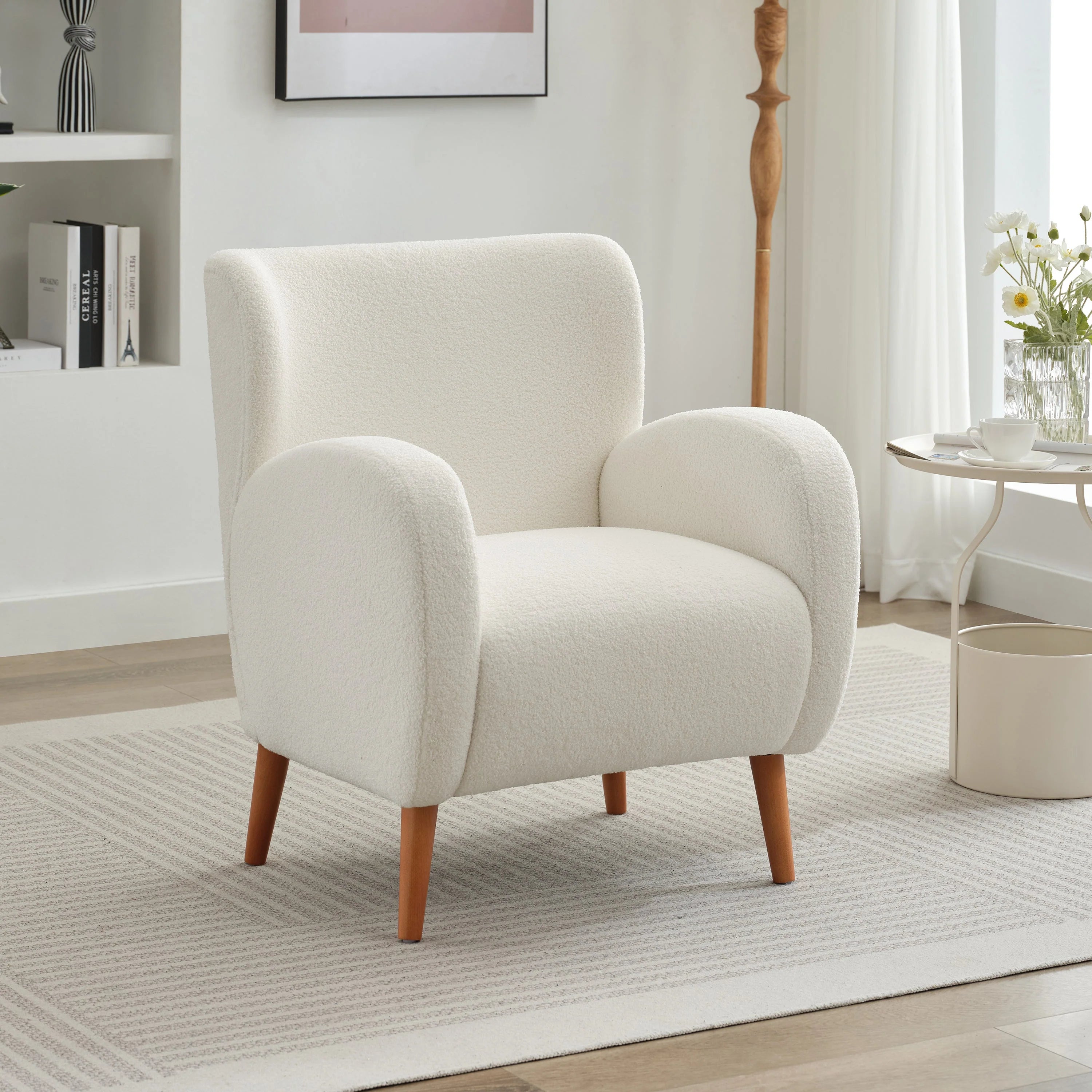 Fauteuil d'appoint moderne de luxe à dossier haut, fauteuil club, canapé individuel