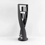 Bibliothèque verticale contemporaine en bois 5 niveaux Hourglass