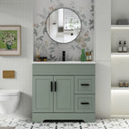 Meuble-lavabo Wavy Line 30/36/48 avec évier et robinet