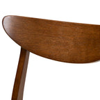 Ensemble de 4 chaises de salle à manger transitionnelles modernes du milieu du siècle Parlin
