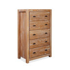Commode 5 tiroirs en bois massif Montauk de Grain Wood Furniture