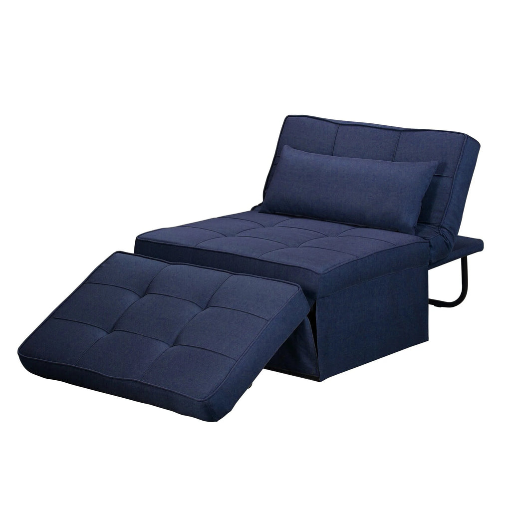 Canapé Convertible Lit Canapé Fauteuil Ottoman Pliant Fauteuils Inclinables pour Salon