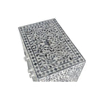 Meuble d'appoint Steve Silver Firoz avec incrustations en os