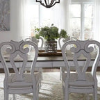 Chaise de salle à manger Magnolia Manor à dossier ajouré (lot de 2)