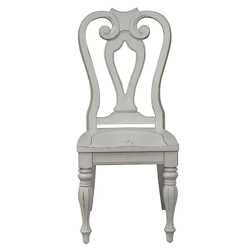 Chaise de salle à manger Magnolia Manor à dossier ajouré (lot de 2)