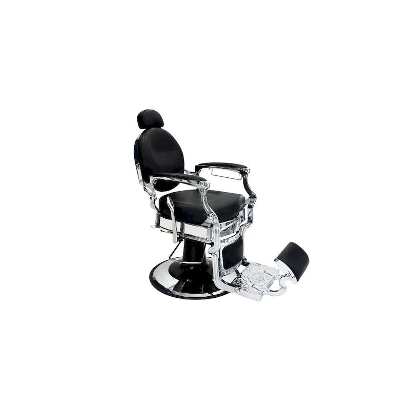 Fauteuil de barbier robuste, fauteuil de salon vintage pour barbier, équipement de salon de coiffure, de beauté et de tatouage - N/A